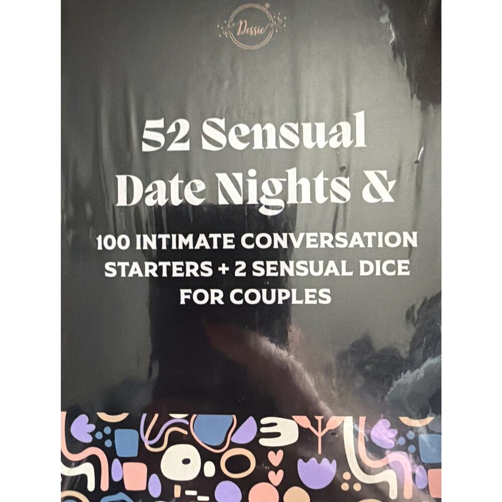52 Date Night & 100 Intimate Conversation Starters + 2 Sensual Dice For Couples